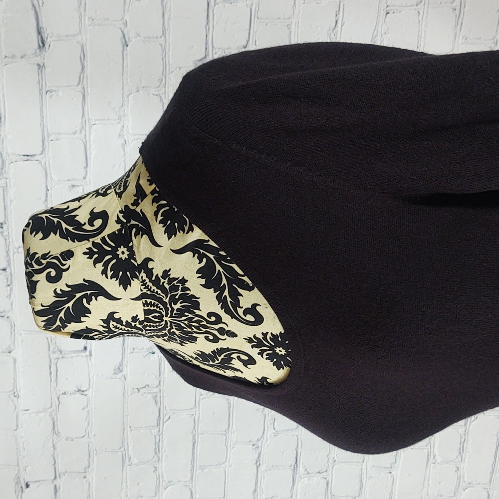 New York & Company Size Medium Black Belted Sweater Dress - Picture 5 of 11